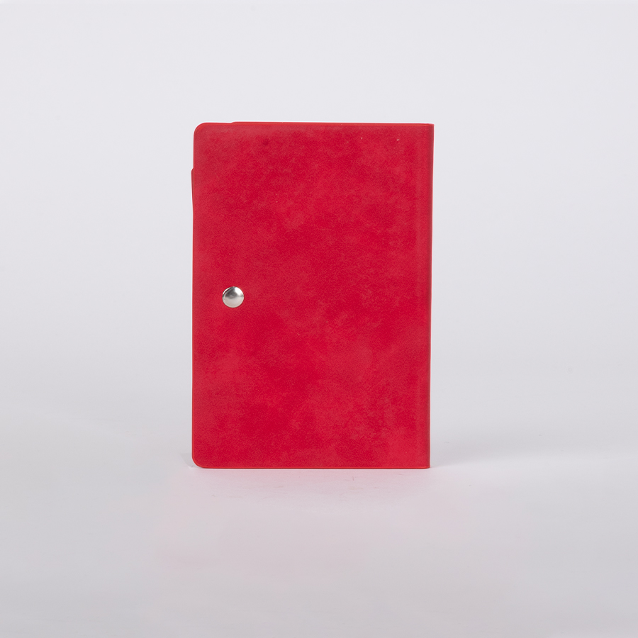 [N102-03] Libreta Memo Set "AURORA" de Eco-Cuero, con Bolígrafo. (ROJO) - Foto 12