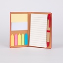 [N102-03] Libreta Memo Set "AURORA" de Eco-Cuero, con Bolígrafo. (ROJO) - Foto 13