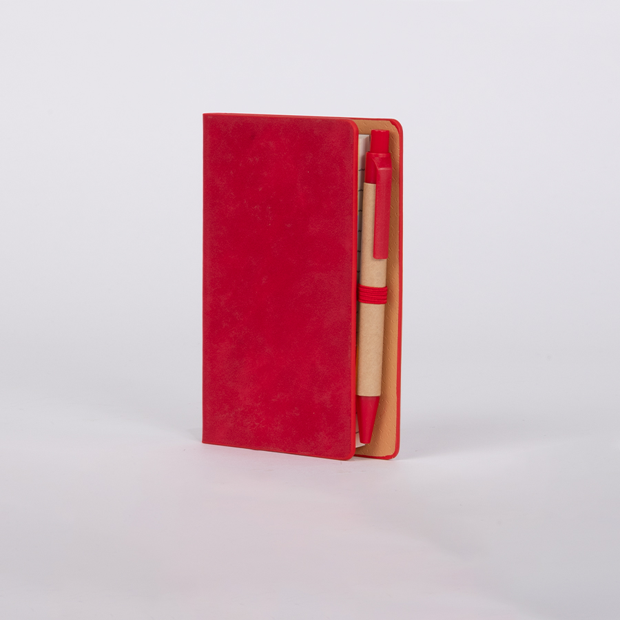 Libreta Memo Set "AURORA" de Eco-Cuero, con Bolígrafo. - Foto 10