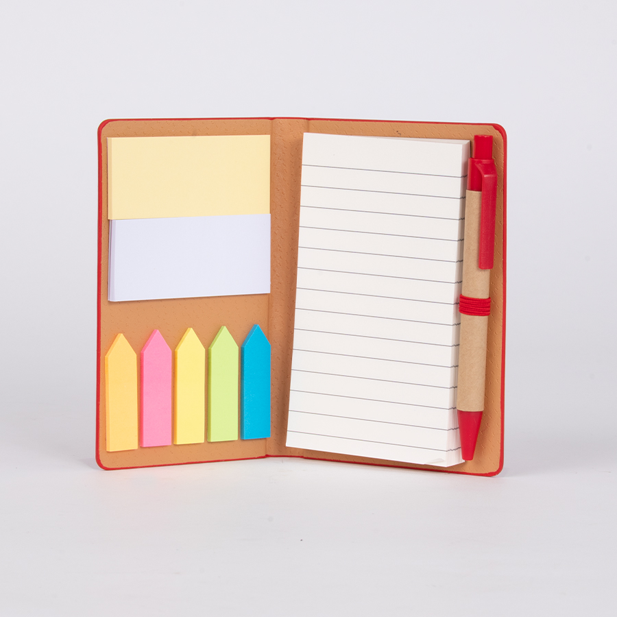 Libreta Memo Set "AURORA" de Eco-Cuero, con Bolígrafo. - Foto 13