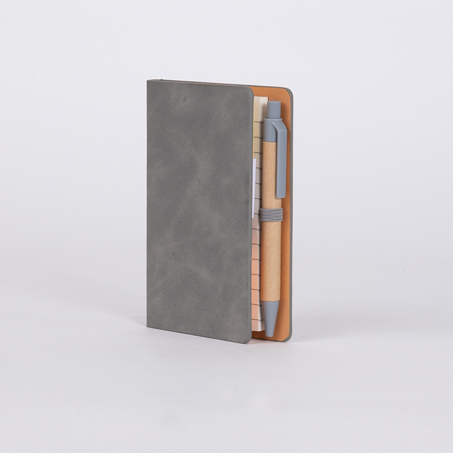 Libreta Memo Set "AURORA" de Eco-Cuero, con Bolígrafo. - Foto 15