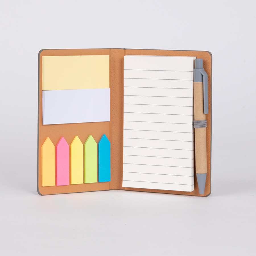 Libreta Memo Set "AURORA" de Eco-Cuero, con Bolígrafo. - Foto 18