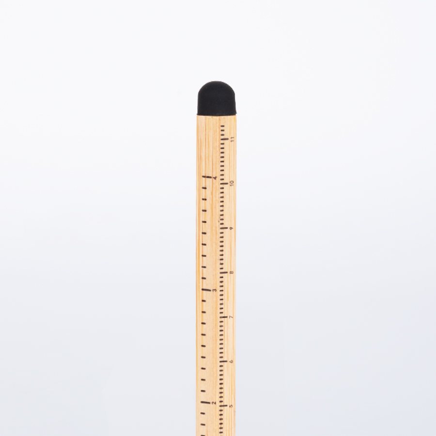 [B77-12] Lápiz de Bamboo con punta Tungsteno, Puntero Touch-Screen y regla de medir - Foto 4