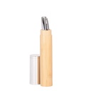 Bolígrafo metálico "AIRLIE" con grip de bamboo y estuche. - Foto 4