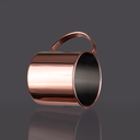 Tazón metálico Encobrizado "COPPER" 1/2 L - Foto 6