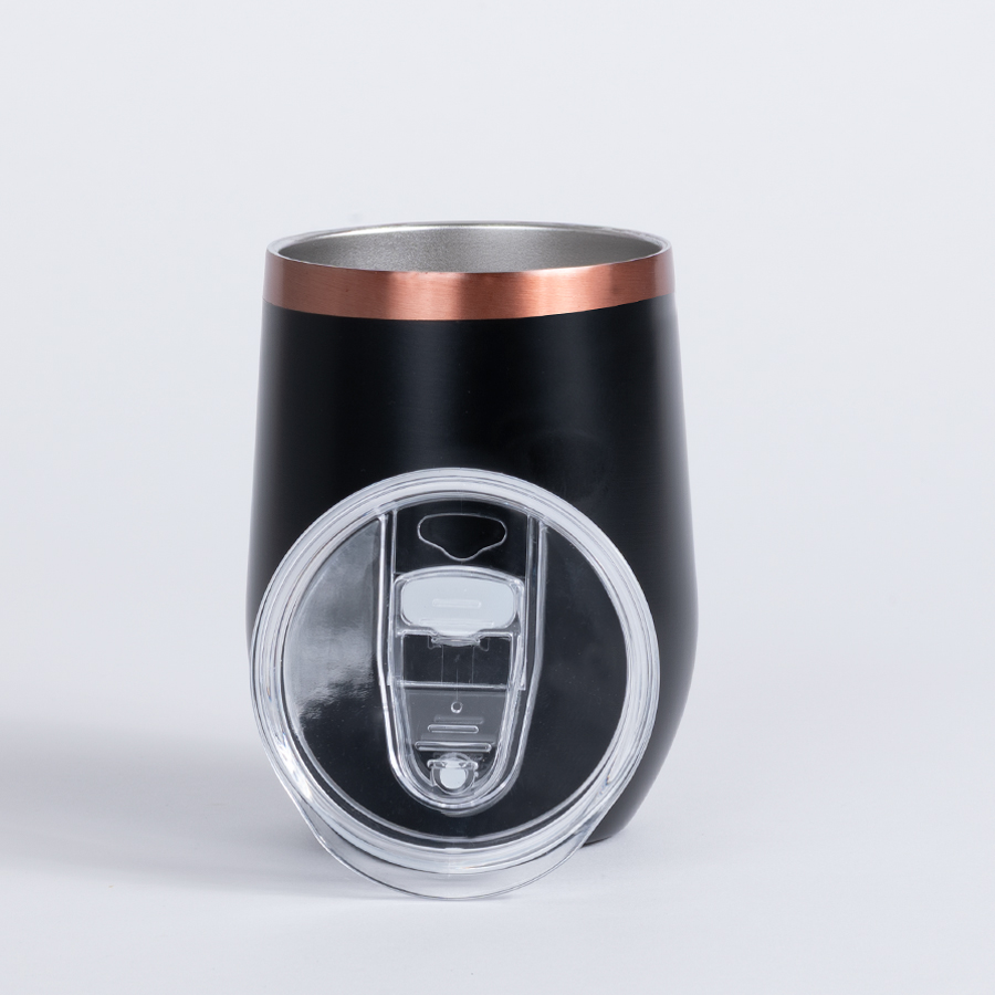Vaso térmico negro/encobrizado "LEEDS" 350cc - Foto 2