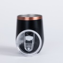 Vaso térmico negro/encobrizado "LEEDS" 350cc - Foto 2