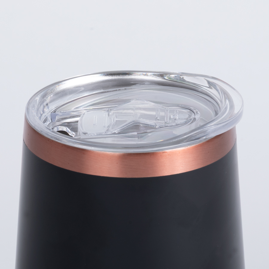 Vaso térmico negro/encobrizado "LEEDS" 350cc - Foto 6