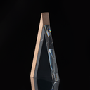 Trofeo Galvano de Madera y Cristal "Triangle" - Foto 3