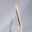 Trofeo Galvano de Madera y Cristal "Triangle" - Foto 10
