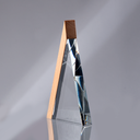 Trofeo Galvano de Madera y Cristal "Triangle" - Foto 11