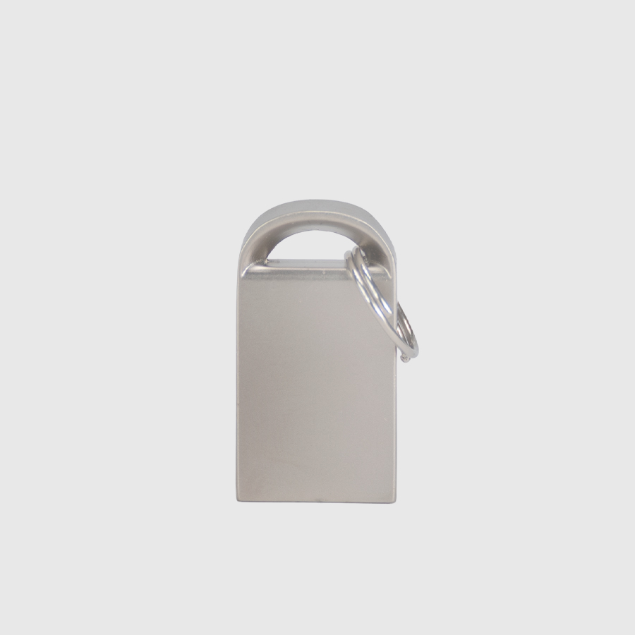 [U25-00] USB 2.0 Mini-Pendrive "Lock" de Acero inoxidable 32GB - Foto 3