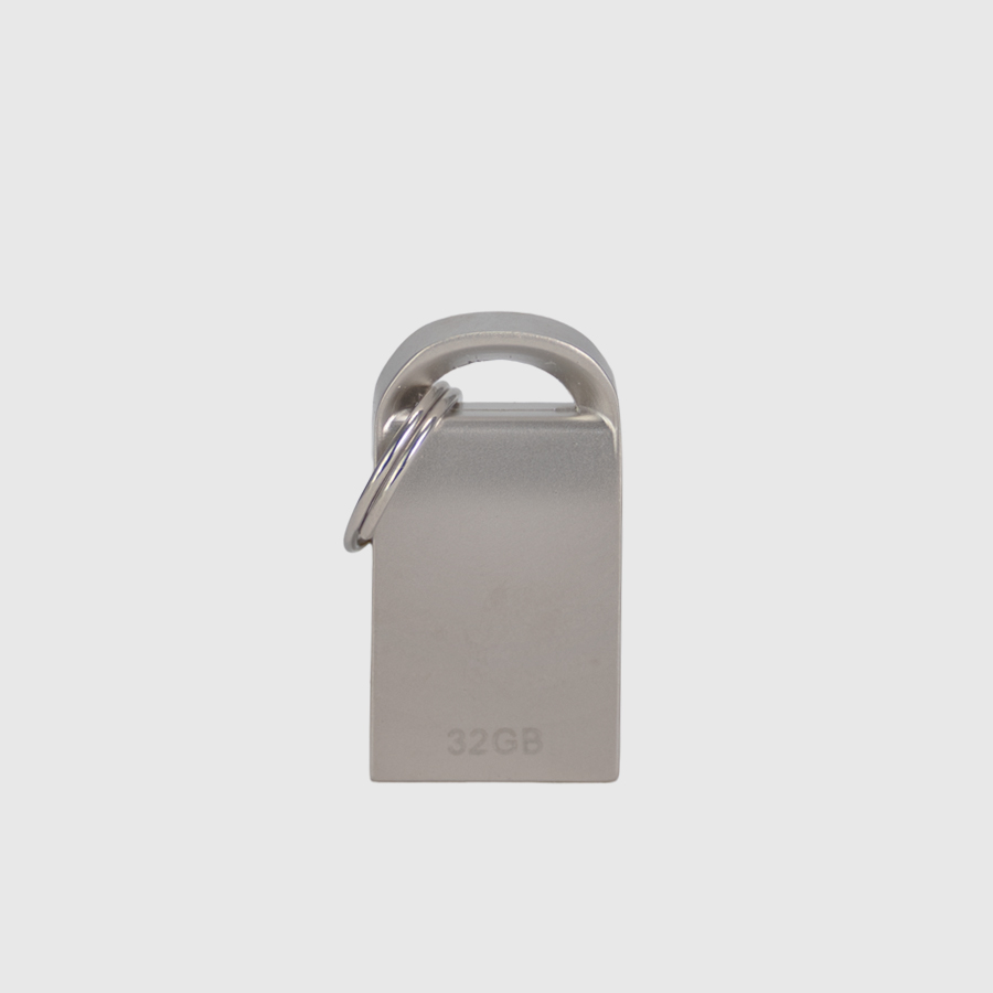 USB 2.0 Mini-Pendrive "Lock" de Acero inoxidable 32GB - Foto 1