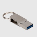 USB 3.0 Mini-Pendrive "Giro" de Acero inoxidable 16GB - Foto 7