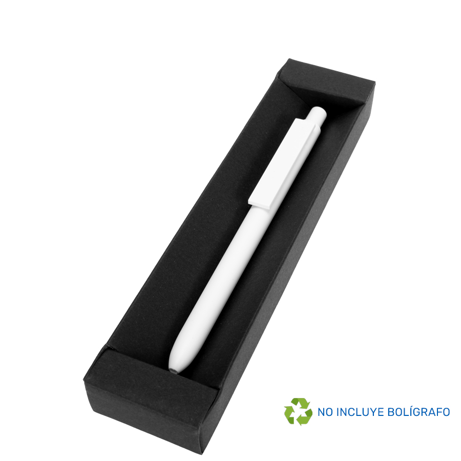 Estuche Porta-Lápiz o Bolígrafo, en cartón negro. - Foto 2