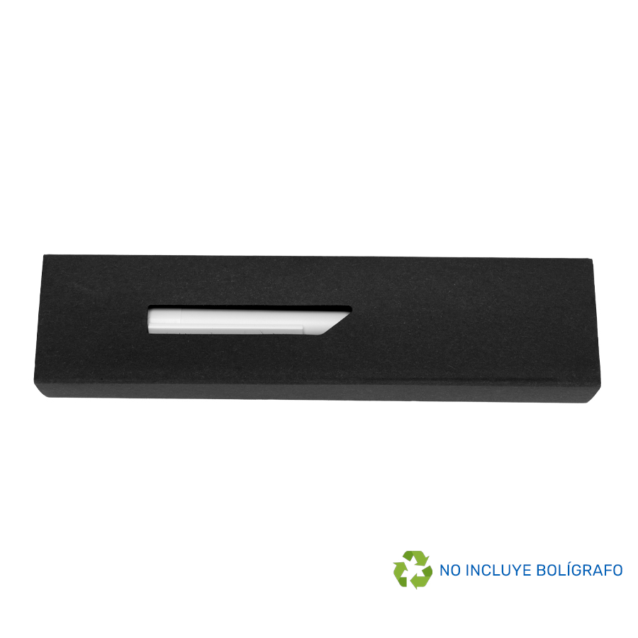 Estuche Porta-Lápiz o Bolígrafo, en cartón negro. - Foto 3