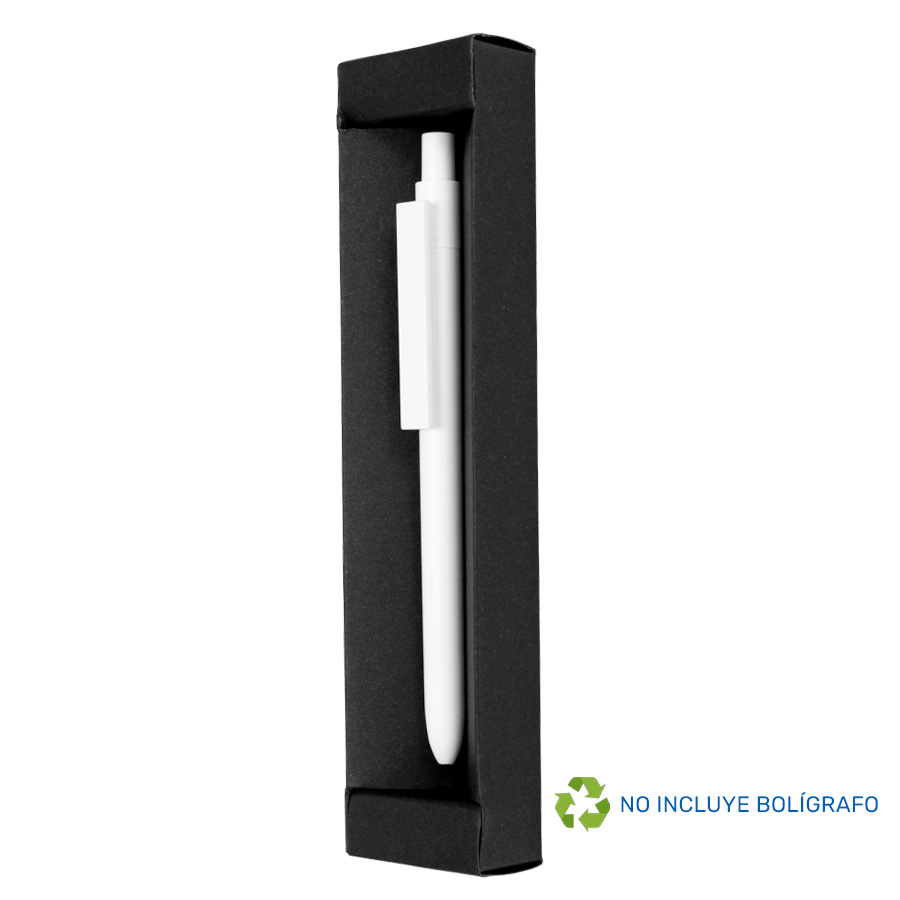Estuche Porta-Lápiz o Bolígrafo, en cartón negro. - Foto 4