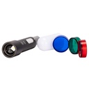 USB Linterna Táctica y lámpara recargable "HOOK" 15-en-1 - Foto 2