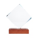 Trofeo Galvano de Madera y Cristal "Fischer" - Foto 1