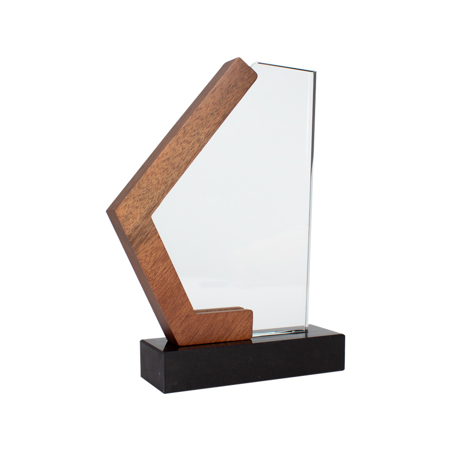 Trofeo Galvano de Madera, Mármol y Cristal "Mercx" - Foto 2