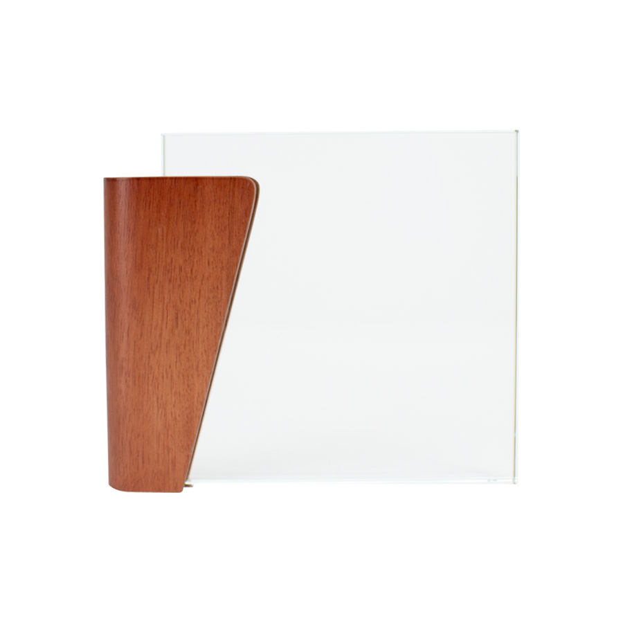 Trofeo Galvano de Madera y Cristal "Lewis" - Foto 1