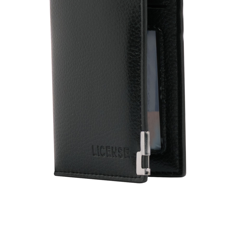 Porta-Tarjetas vertical de Eco-Cuero "LICENSE" - Foto 3