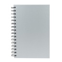 Cuaderno matemáticas tapa dura plateada. - Foto 1