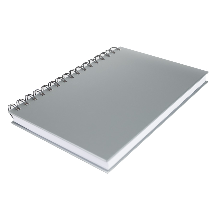 Cuaderno matemáticas tapa dura plateada. - Foto 2