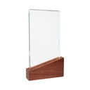 Trofeo Galvano de Madera y Cristal "Lido" - Foto 1