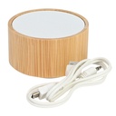 [B95-12] Parlante Altavoz Bluetooth de Bamboo "FLOW" - Foto 1