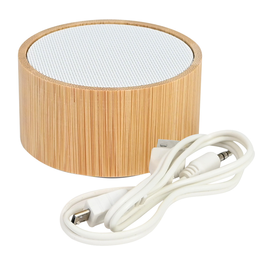 Parlante Altavoz Bluetooth de Bamboo "FLOW" - Foto 1