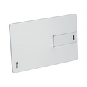 USB Pendrive 16GB Credit Card plateado. - Foto 1