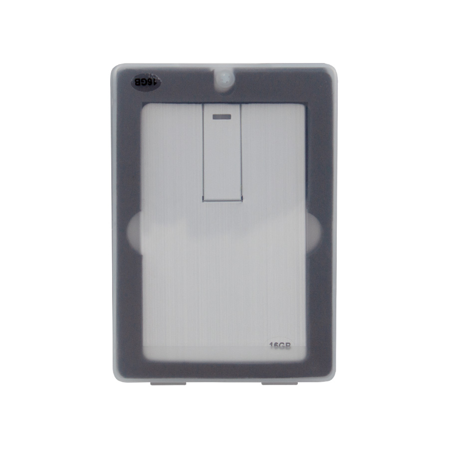 USB Pendrive 16GB Credit Card plateado. - Foto 3