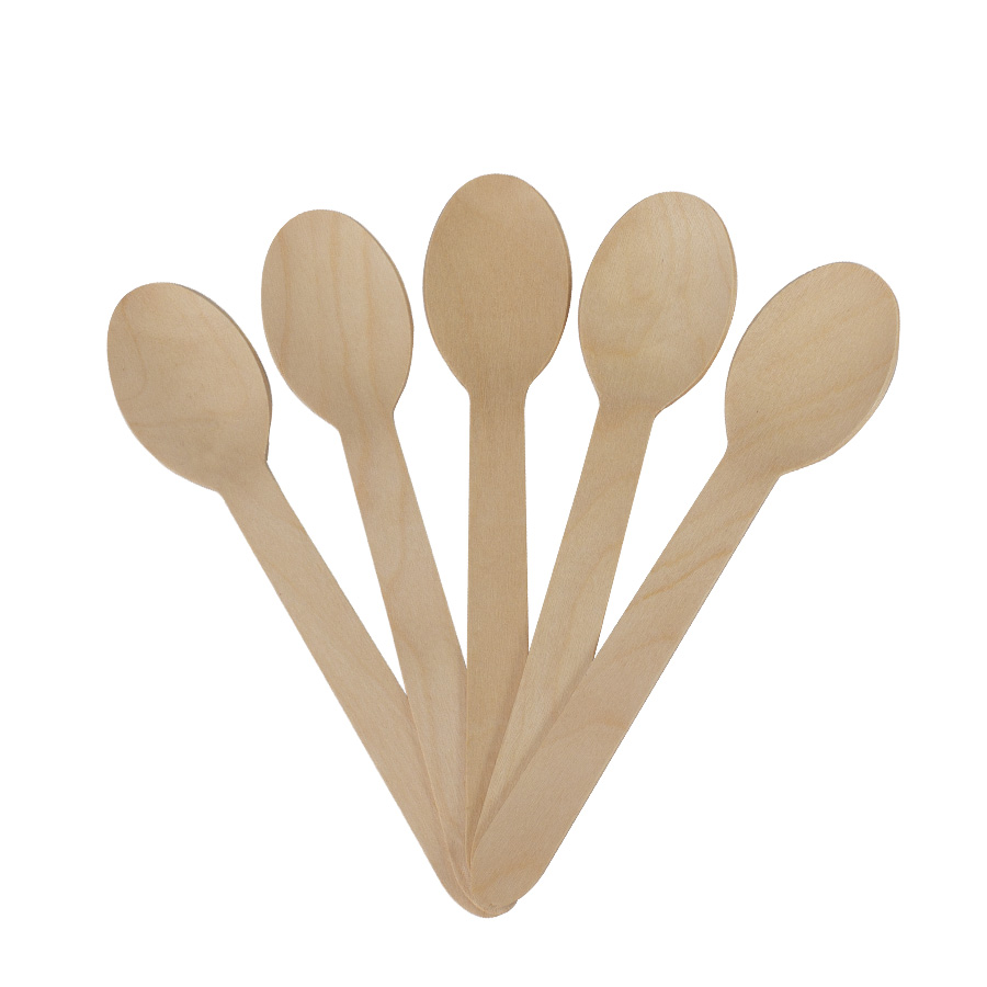 [E119-11] Bolsa con 100 cucharas de madera de Abedul - Foto 2