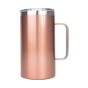 Mug metálico Encobrizado 700cc - Foto 1