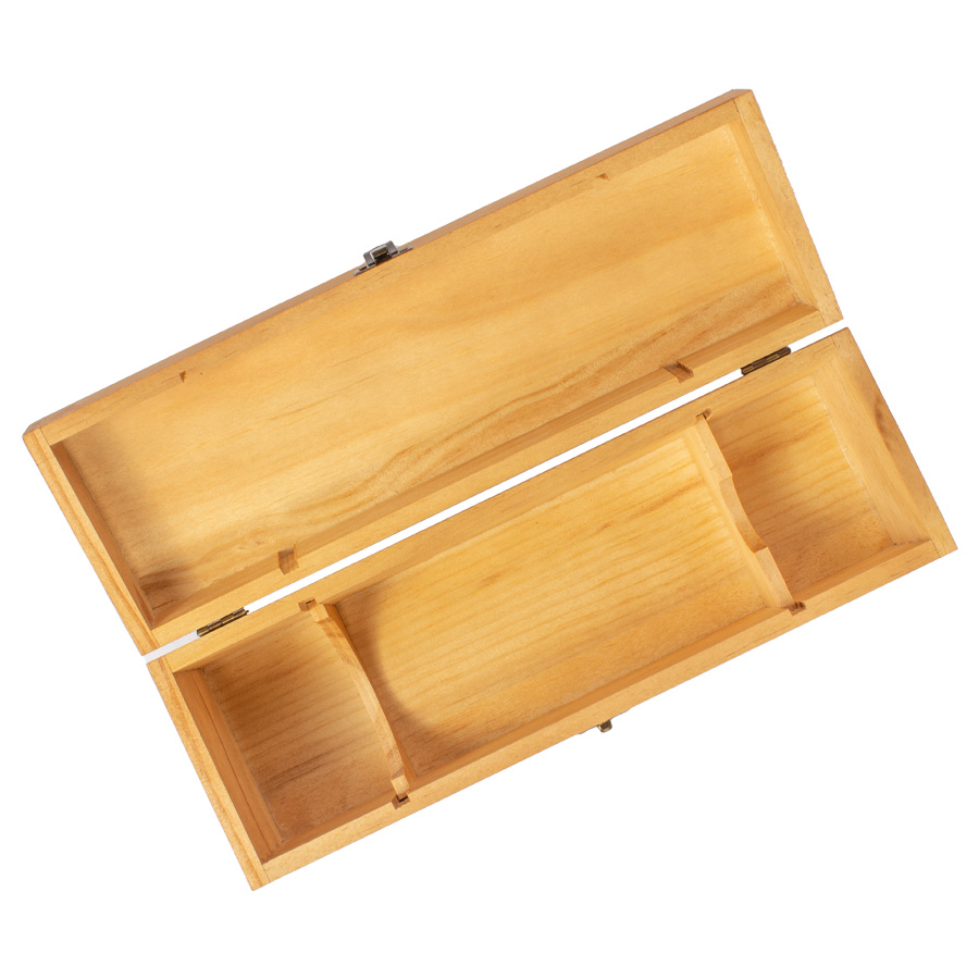 Caja de Madera Natural para Vino - Foto 2