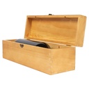 Caja de Madera Natural para Vino - Foto 3
