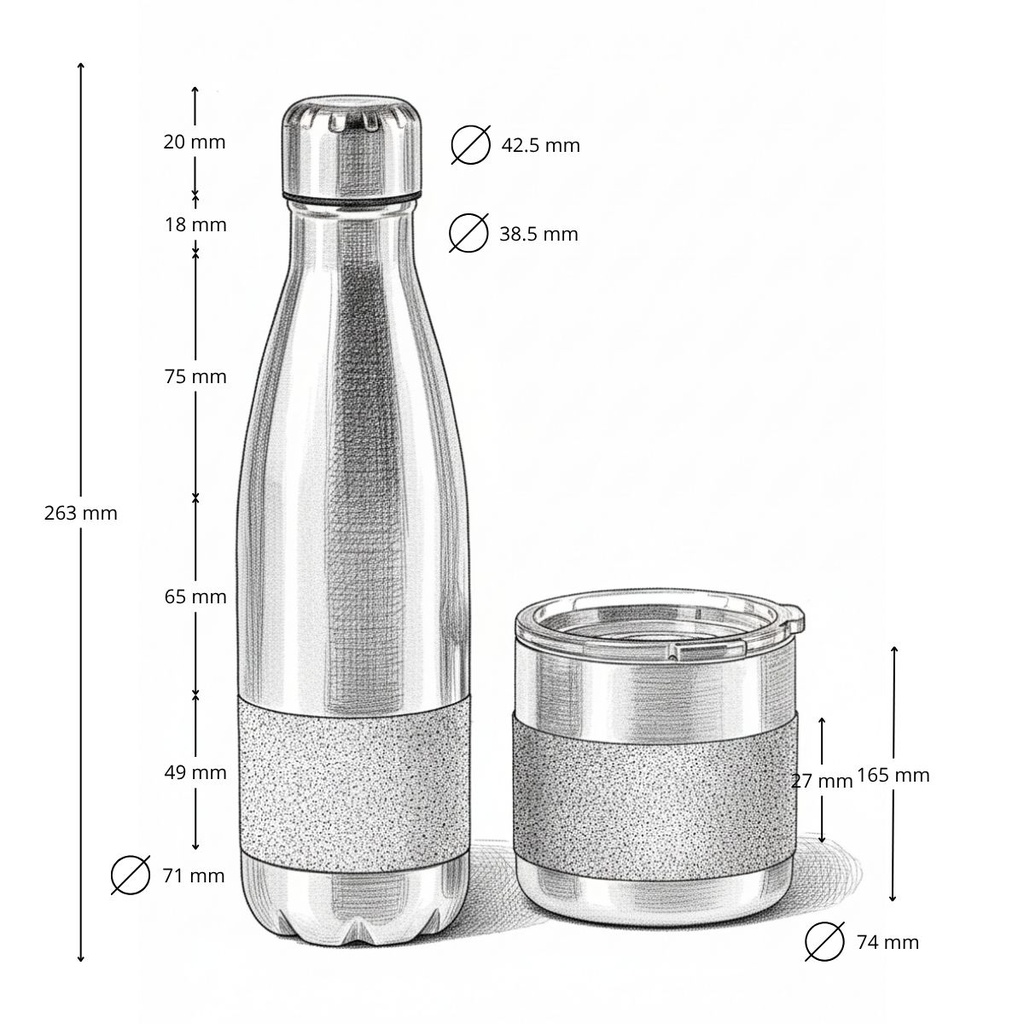 Set NARA: Botella y Mug Eco - Foto 6