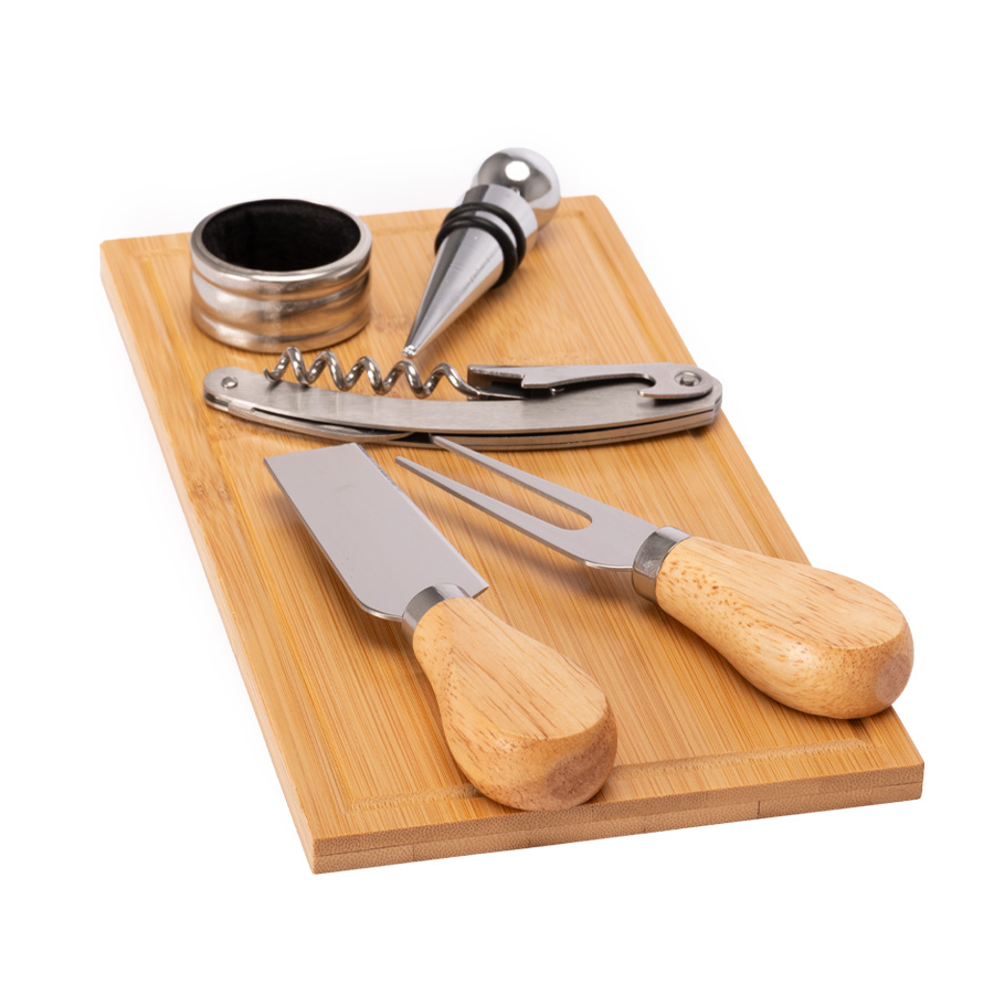 Set Wine & Cheese "FUTRONO" de Bamboo - Foto 6