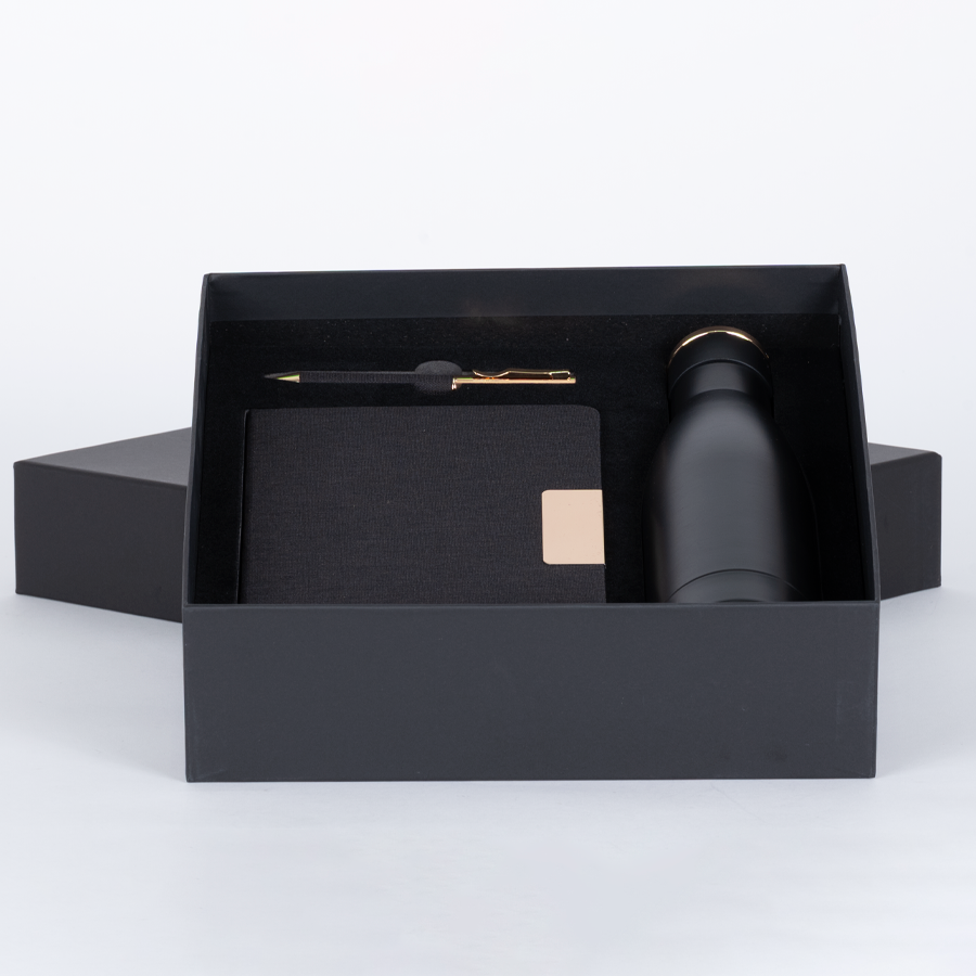 Set de Regalo "EPIC" negro con detalles dorados. - Foto 1