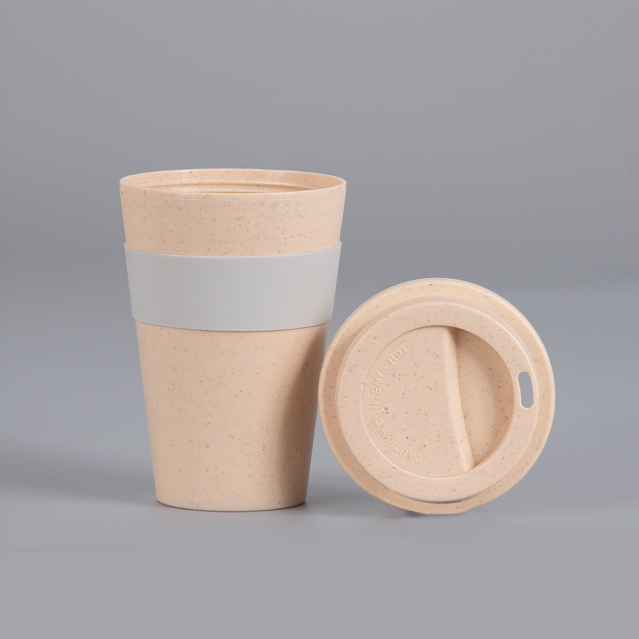Mug Eco Cup "WHEAT STRAW" 355cc con banda silicona - Foto 7