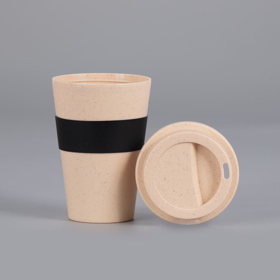 Mug Eco Cup "WHEAT STRAW" 355cc con banda silicona - Foto 9