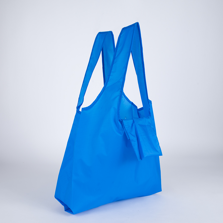 Bolsa plegable de compras en tela reciclada RPET 15L - Foto 1