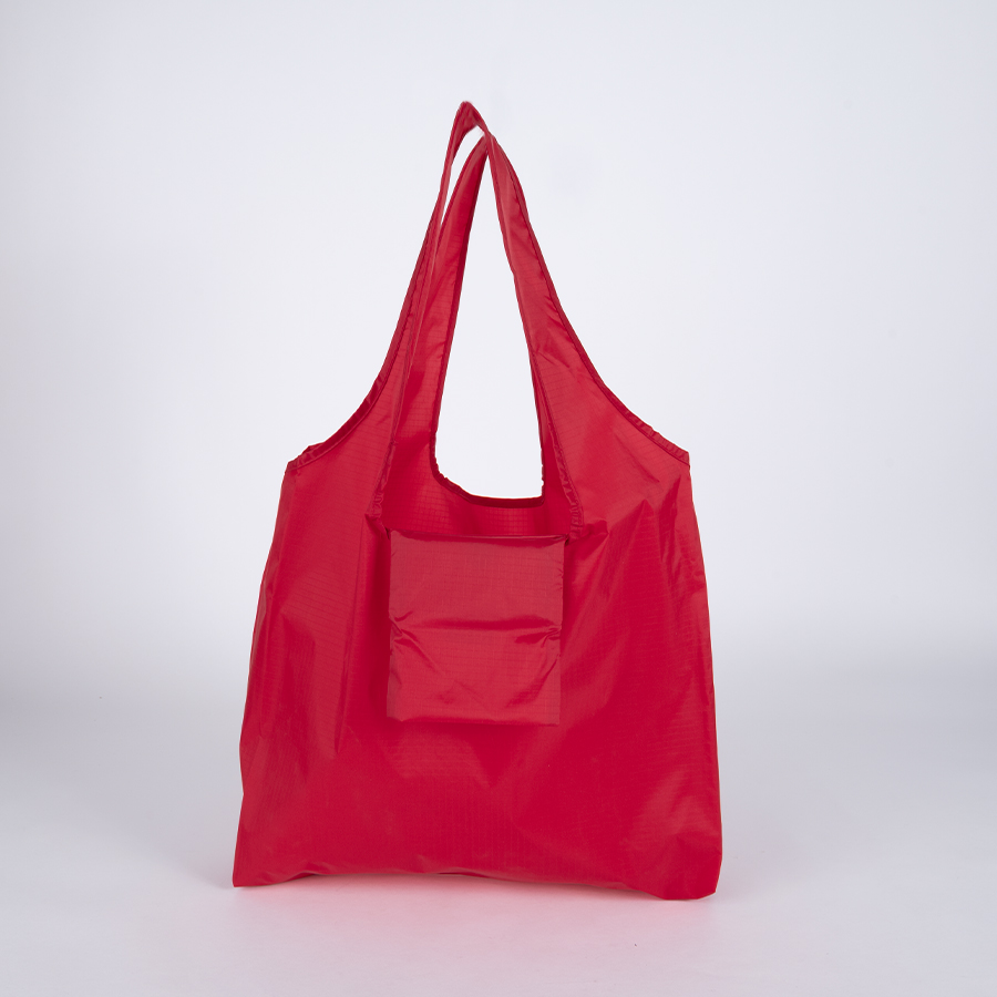 Bolsa plegable de compras en tela reciclada RPET 15L - Foto 7