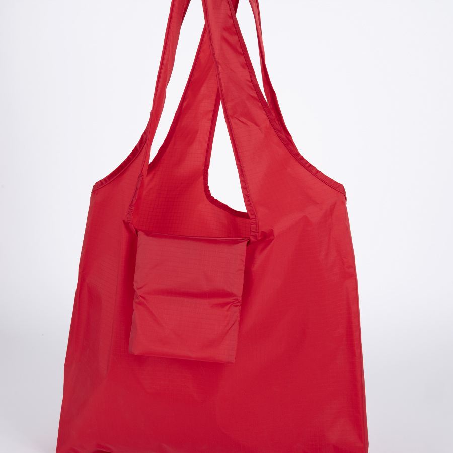 Bolsa plegable de compras en tela reciclada RPET 15L - Foto 8