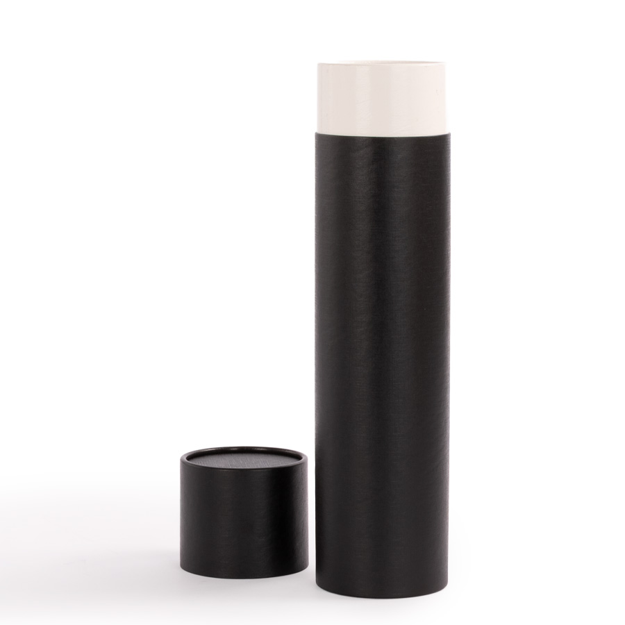 Caja tubular grande de cartón con tapa, para regalos. 2L - Foto 2
