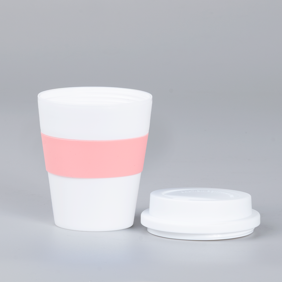 Mug Express Cup "WHITE" 356cc con banda silicona - Foto 14