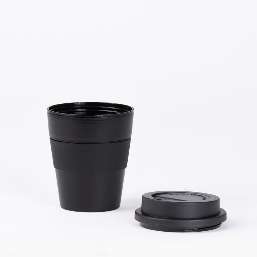 Mug Express Cup "BLACK" 356cc con banda silicona - Foto 6