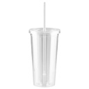 Vaso plástico doble pared aislante 600cc - Foto 3