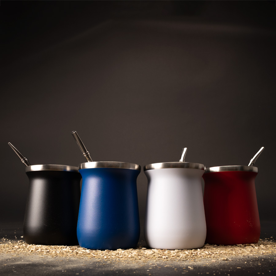 Vaso Térmico metálico "MATE" 300ml. con Bombilla - Foto 17